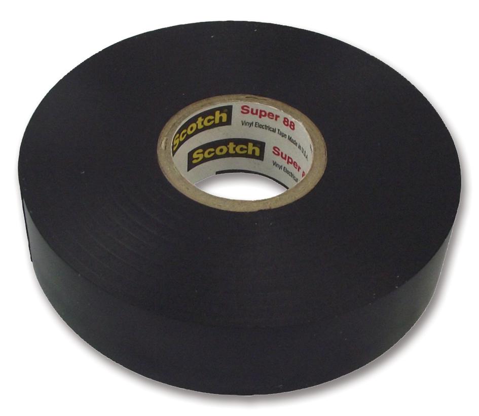 3M Super 88 38Mm Electrical Insultape, Pvc, 32.9Mx38.1Mm