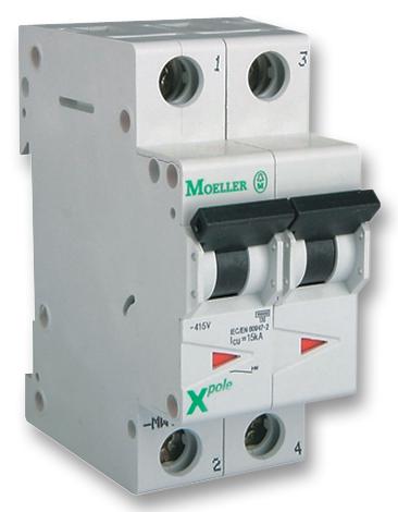 Eaton Moeller Faz-C4/2 Circuit Breaker, 4A, 2Pole