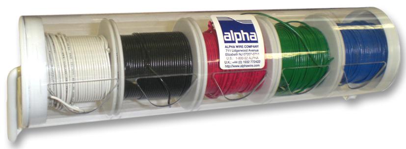 Alpha Wire Hukit10 Nc032 Hook Up Wire Kit, Mil-W-76B, 22Awg