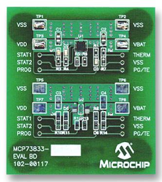 Microchip Mcp73833Ev Mcp73833, Batt Charger, Eval Board