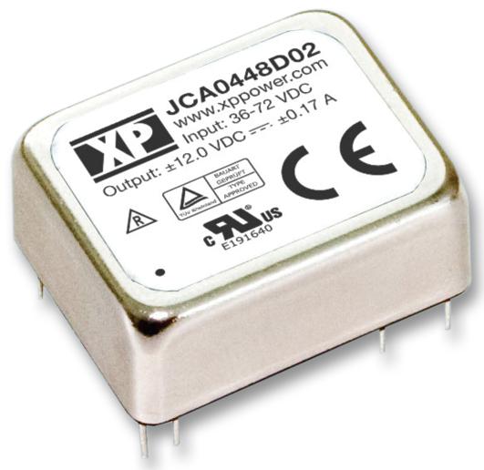 Xp Power Jca0448S05 Converter, Dc/dc, 1O/p, 4W, 5V