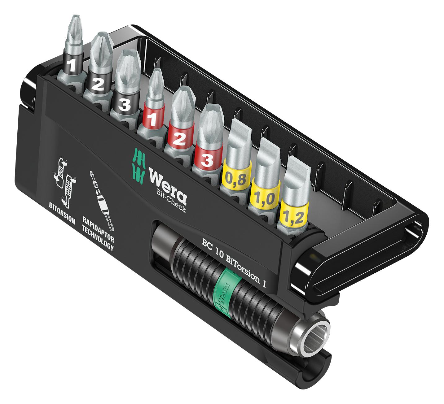 Wera 8700-9/btz Bit Set, Bit-Check