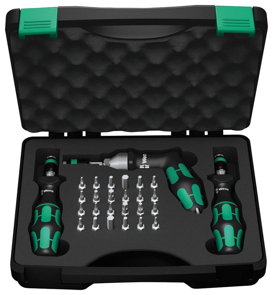 Wera 7440/41/42 Torque Screwdriver Set, 0.3-6.0Nm