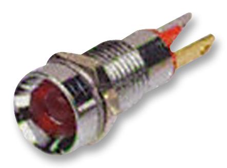 Cml Innovative Technologies 19050053 Led Indicator, 8Mm, Satin, Red