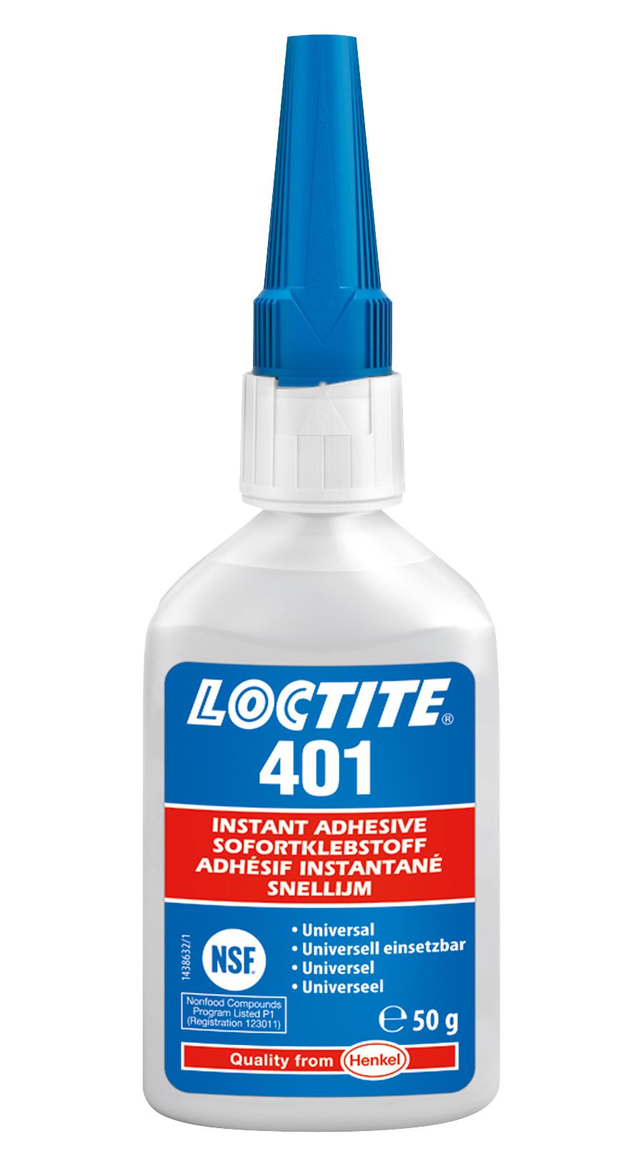 Loctite 401, 50G Adhesive, 401, Low Viscosity, 50G