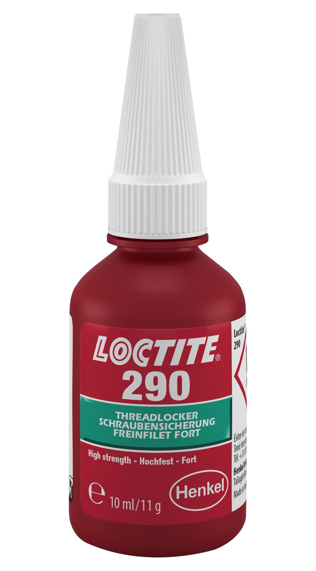 Loctite 290, 10Ml Loctite 290, Botle 10Ml, Green, Adhesive