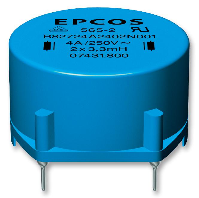 Epcos B82724A2102N001 Choke, Ring Core, Double, 33Mh, 1A