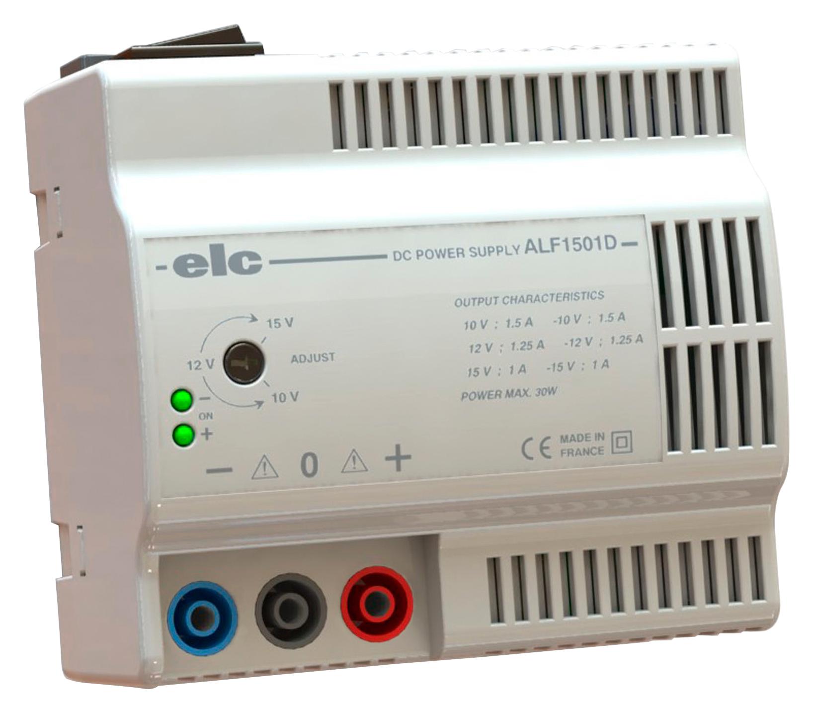 Elc Alf1501D Power Supply, 1Ch, 24V, 2.5A, Adjustable