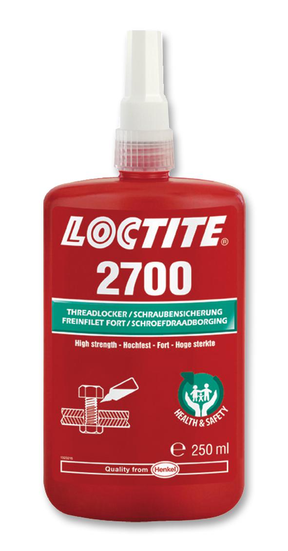 Loctite 2700, 250Ml Threadlocker 2700, Bottle, 250Ml