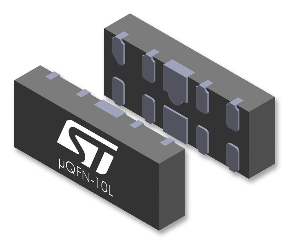 Stmicroelectronics Hsp061-4M10 Diode, Esd Prot., 8Kv, 6V, Îqfn-10L