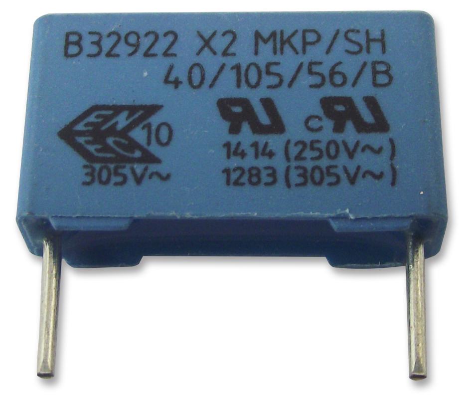 Epcos B32922C3104M289 Cap, 0.1Uf, Class X2, 305V, Rad