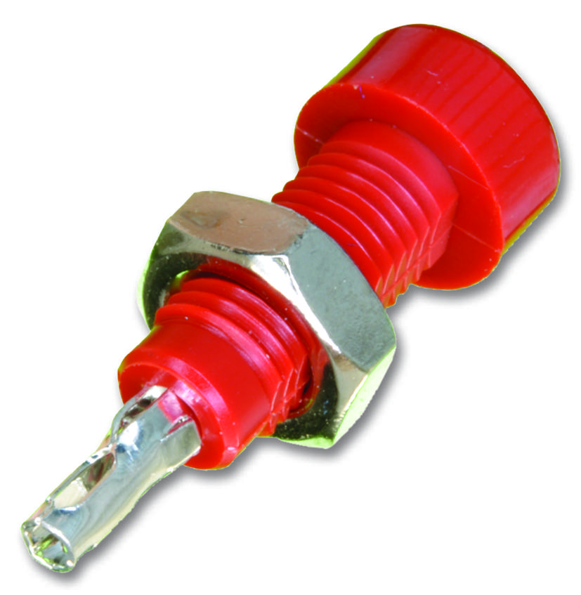 Johnson - Cinch Connectivity 105-0802-001 Tip Jack, 5700V, 10A, Red