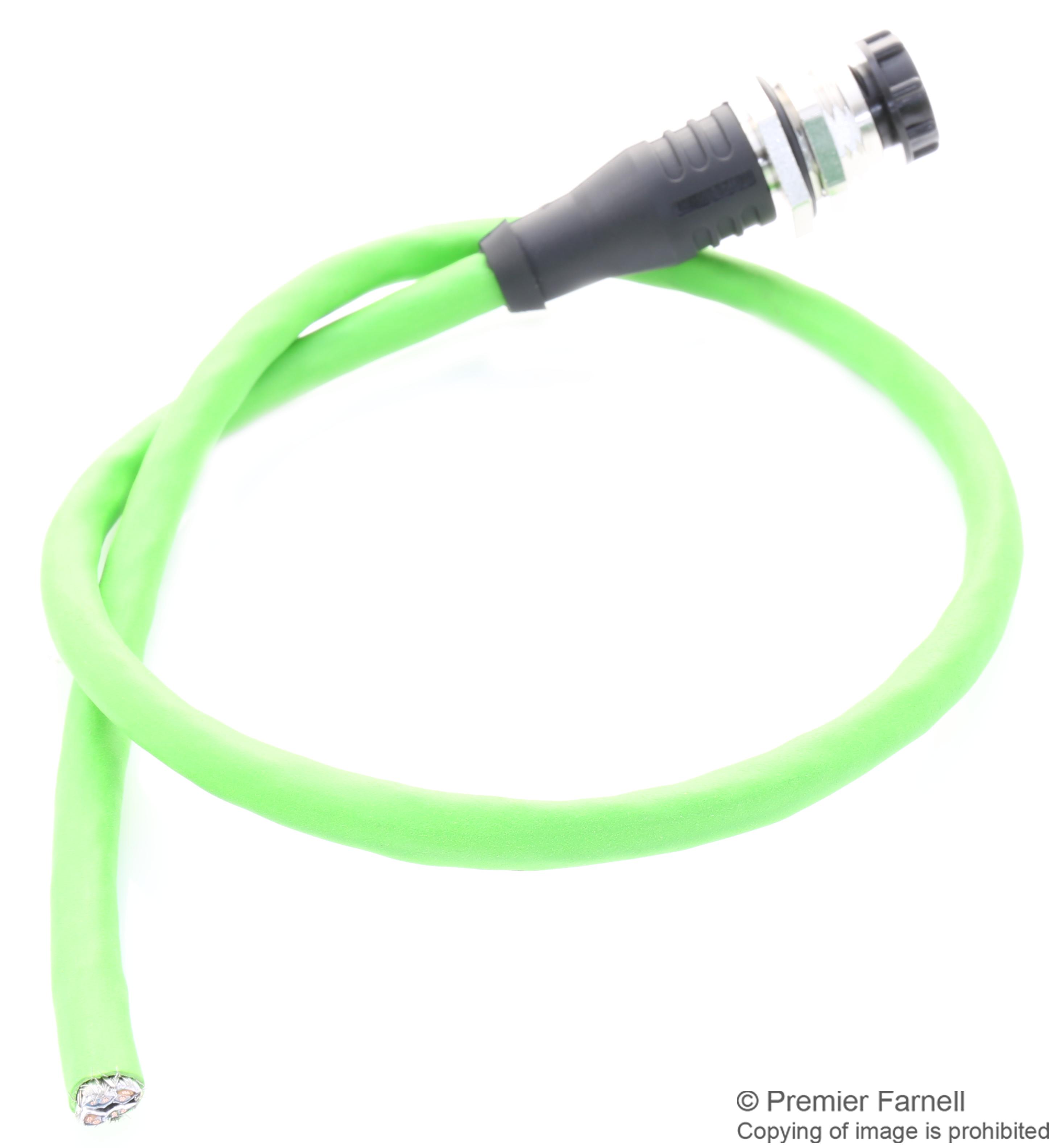 Metz Connect 142M2X20005 Sensor Cord, 8P M12 Rcpt-Free End, 0.5M