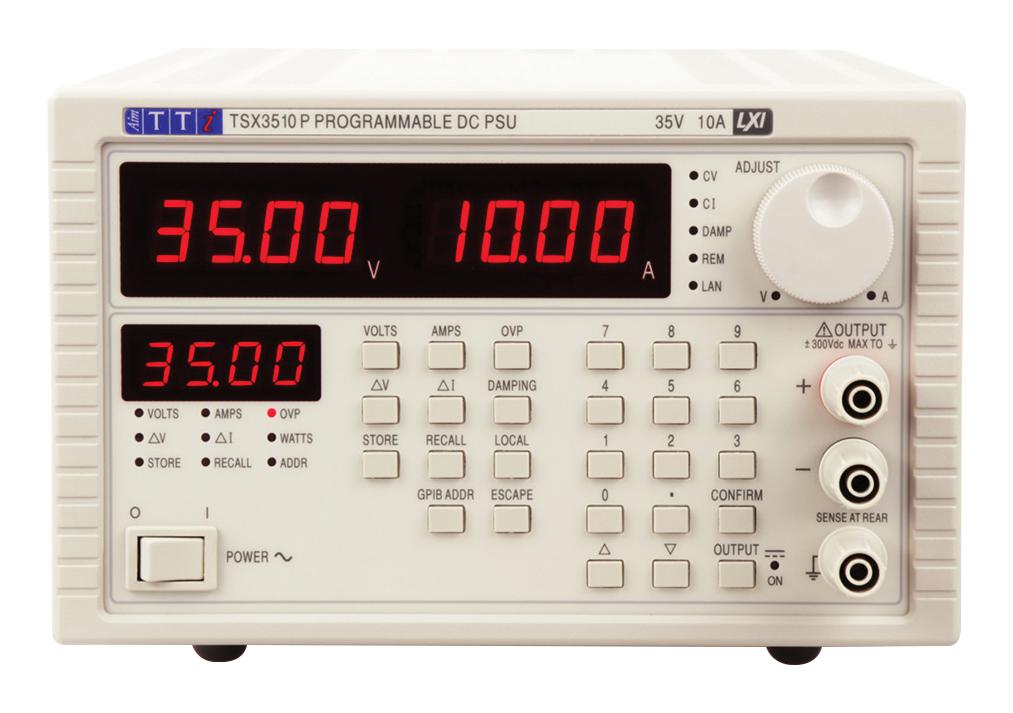 Aim-Tti Instruments Tsx3510P Power Supply, Adj, 1 O/p, 35V, 10A