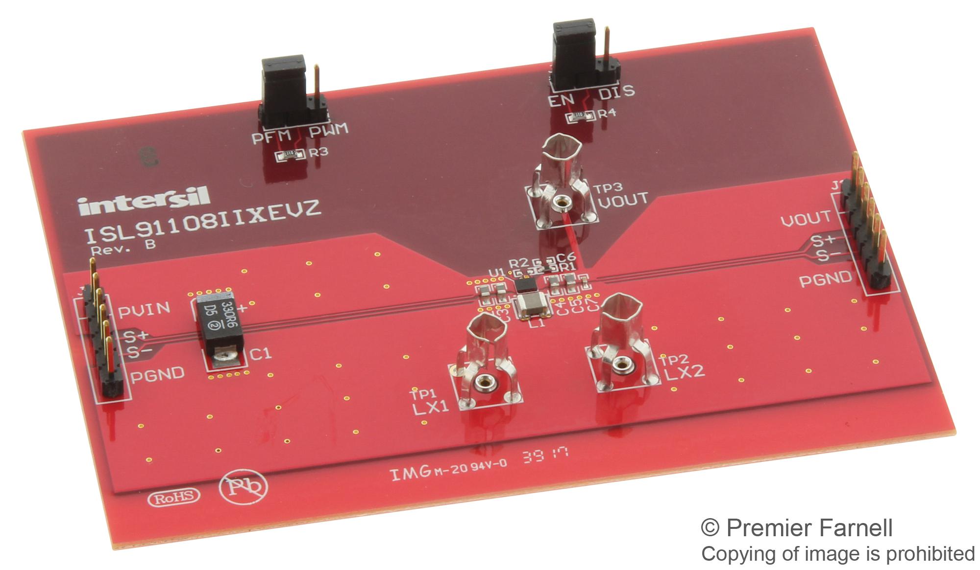 Renesas Isl91108Iinr-Evz Eval Brd, Buck-Boost Switching Regulator