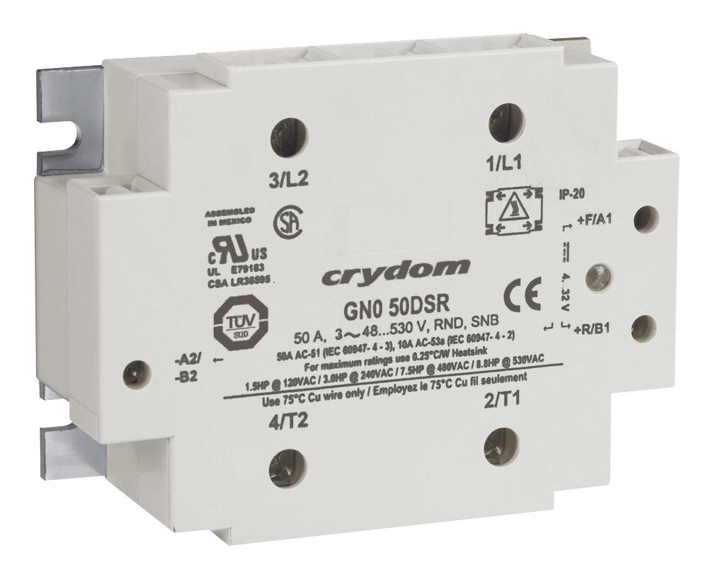 Sensata/crydom Gn050Dsr Solid State Relay, 50A, 4-32Vdc, Panel