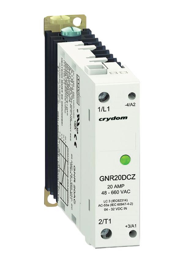 Sensata/crydom Gnr30Dcz Solid State Relay, 4-32Vdc, Din Rail