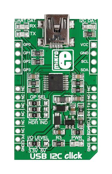 Mikroelektronika Mikroe-1985 Usb I2C Click, Easyboard Dev Platform