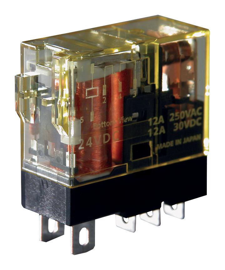 Idec Rj2S-Cl-D24 Relay, Dpdt, 24Vdc, 8A, Socket