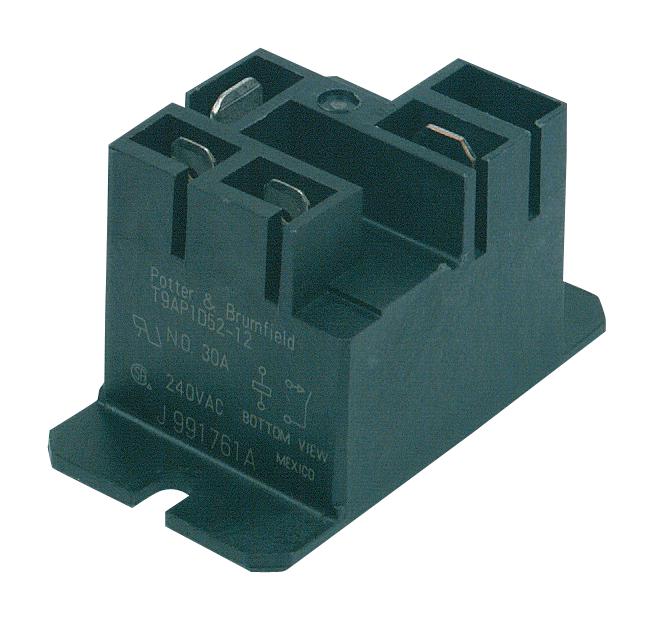 Potter&brumfield - Te Connectivity T9Ap1D52-48 Relay, Spst-No, 48Vdc, 30A, Panel