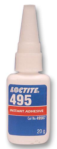 Loctite 495, 20G Adhesive, 495, Bottle, 20G