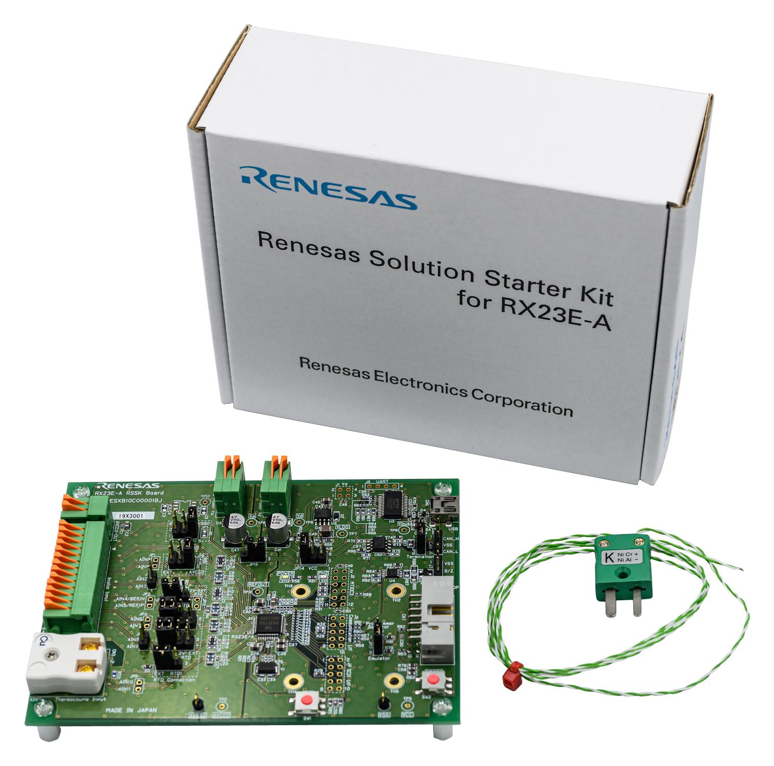 Renesas Rtk0Esxb10C00001Bj Starter Kit, Rx Family, 32Bit, 32Mhz