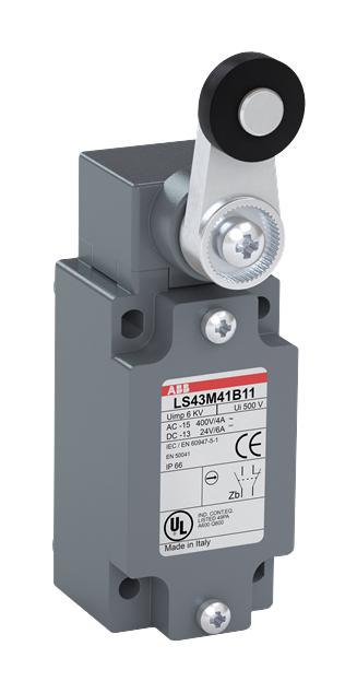 Abb 1Sbv011641R1211 Limit Switch, 1No/1Nc, 4A, 400V, 0.15N-M