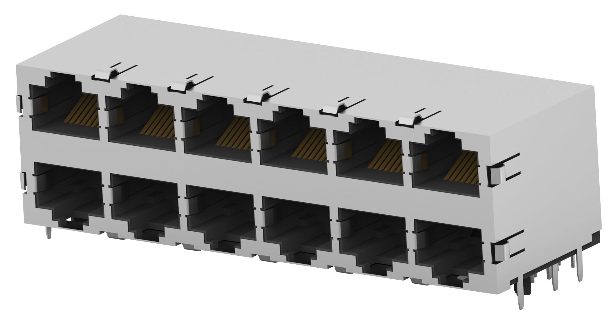 Amp - Te Connectivity 5569263-1 Conn, Jack, 8P8C, 2X6 Stacked, Cat5