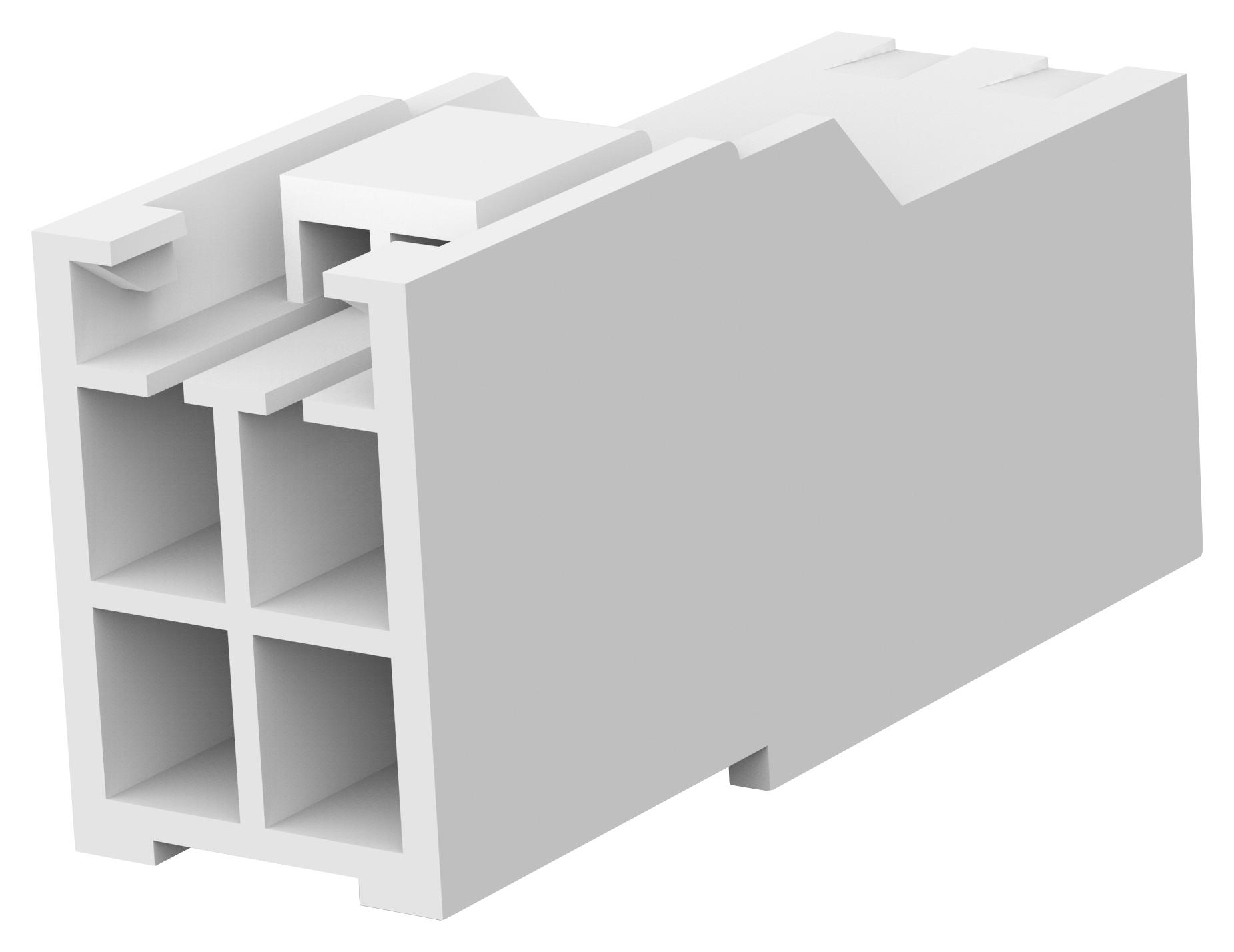 Amp - Te Connectivity 176284-1 Connector Housing, Rcpt, 4Pos, 3.96Mm