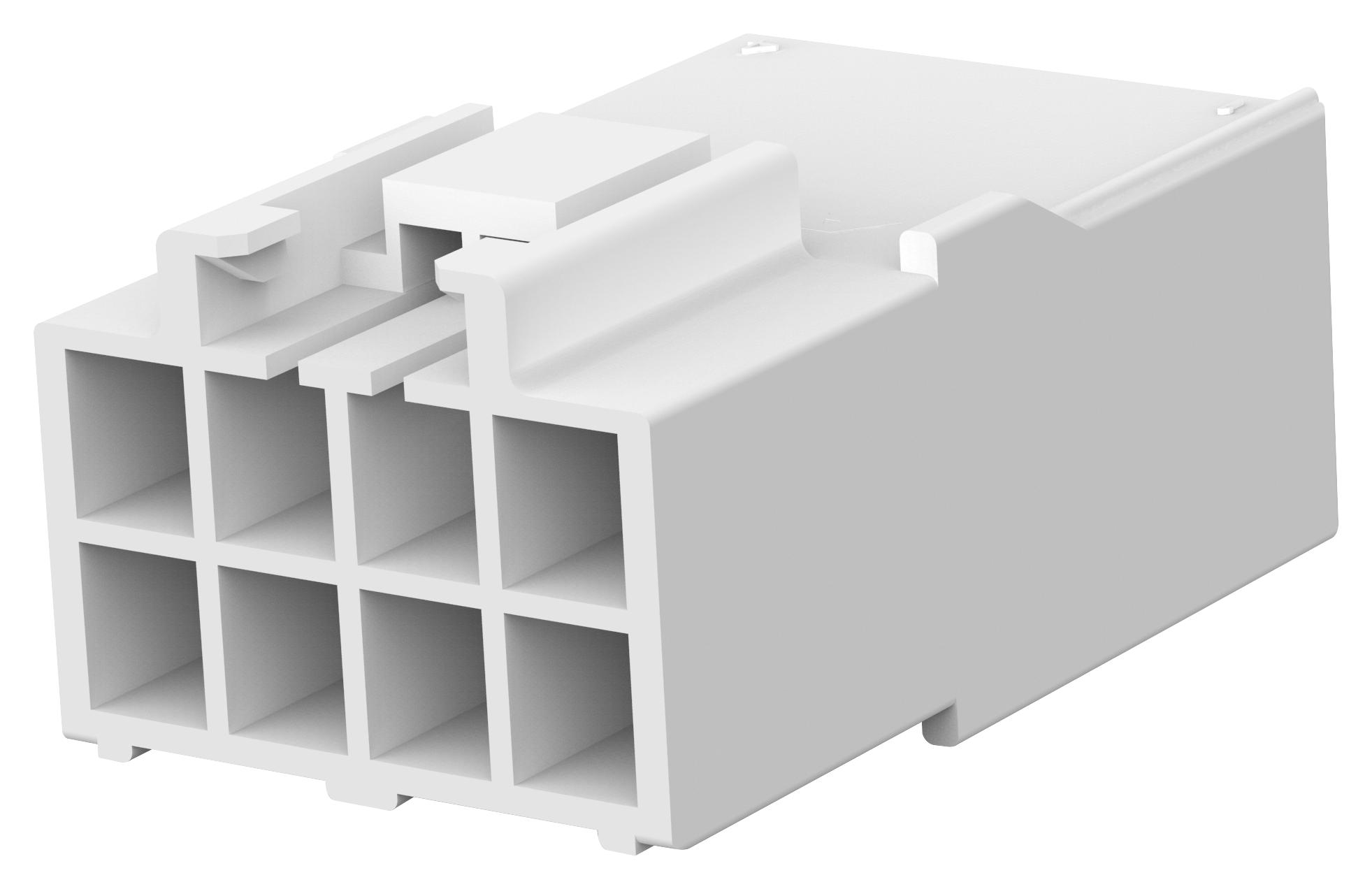 Amp - Te Connectivity 176286-1 Connector Housing, Rcpt, 8Pos, 3.96Mm