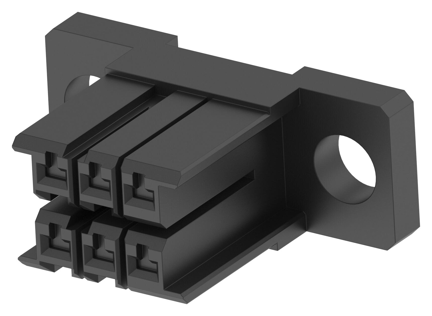 Amp - Te Connectivity 1-917266-3 Connector Housing, Rcpt, 6Pos, 5.08Mm