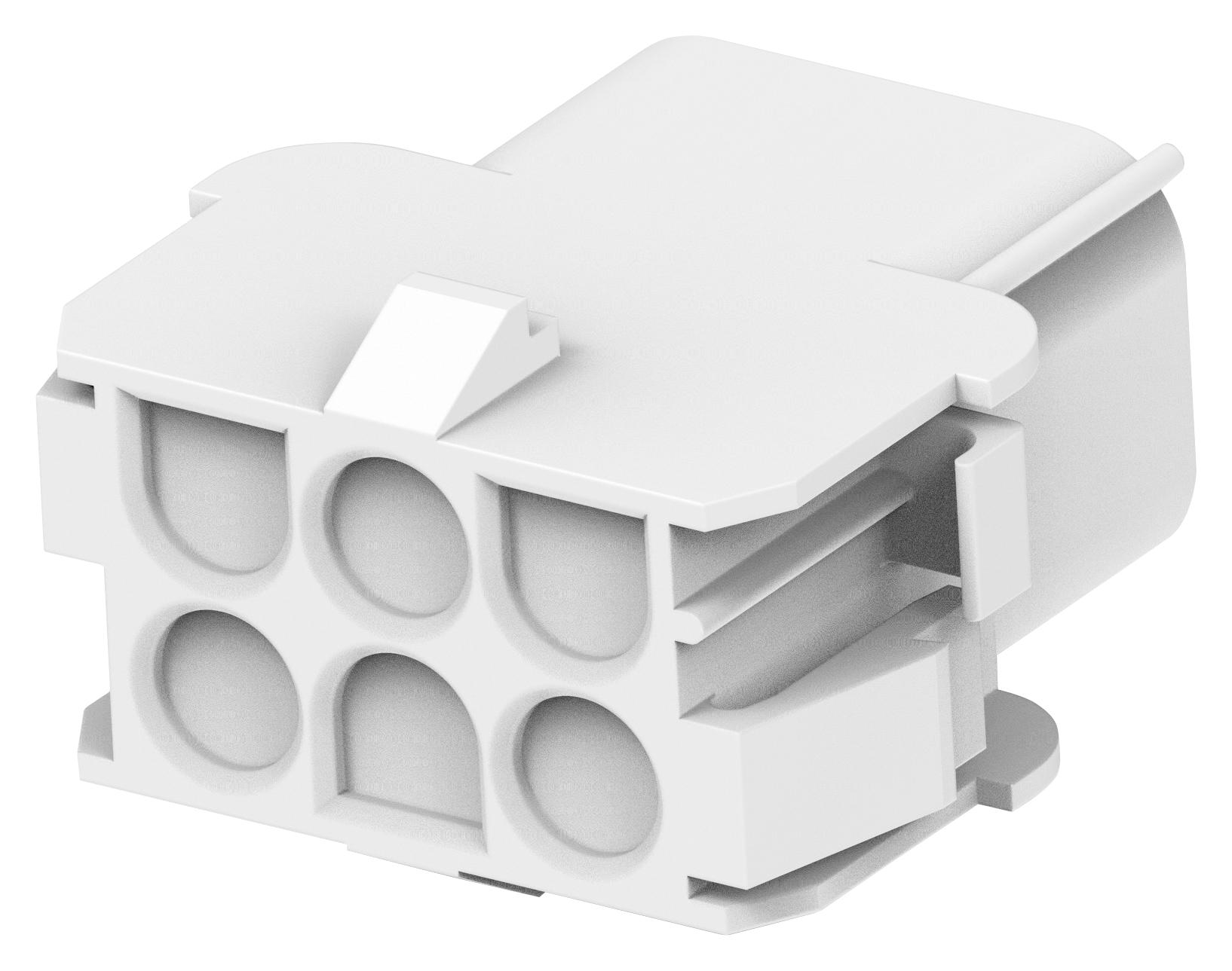 Amp - Te Connectivity 2178773-1 Connector Housing, Rcpt, 6Pos, 6.35Mm