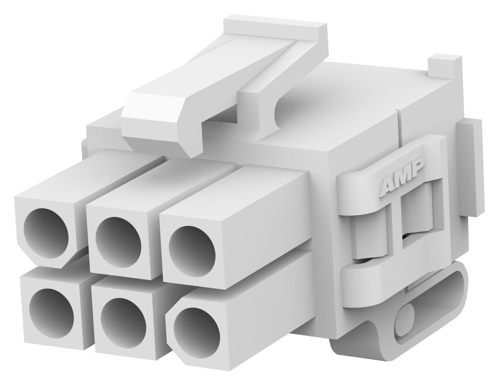 Amp - Te Connectivity 794190-1 Connector Housing, Plug, 6Pos, 4.14Mm