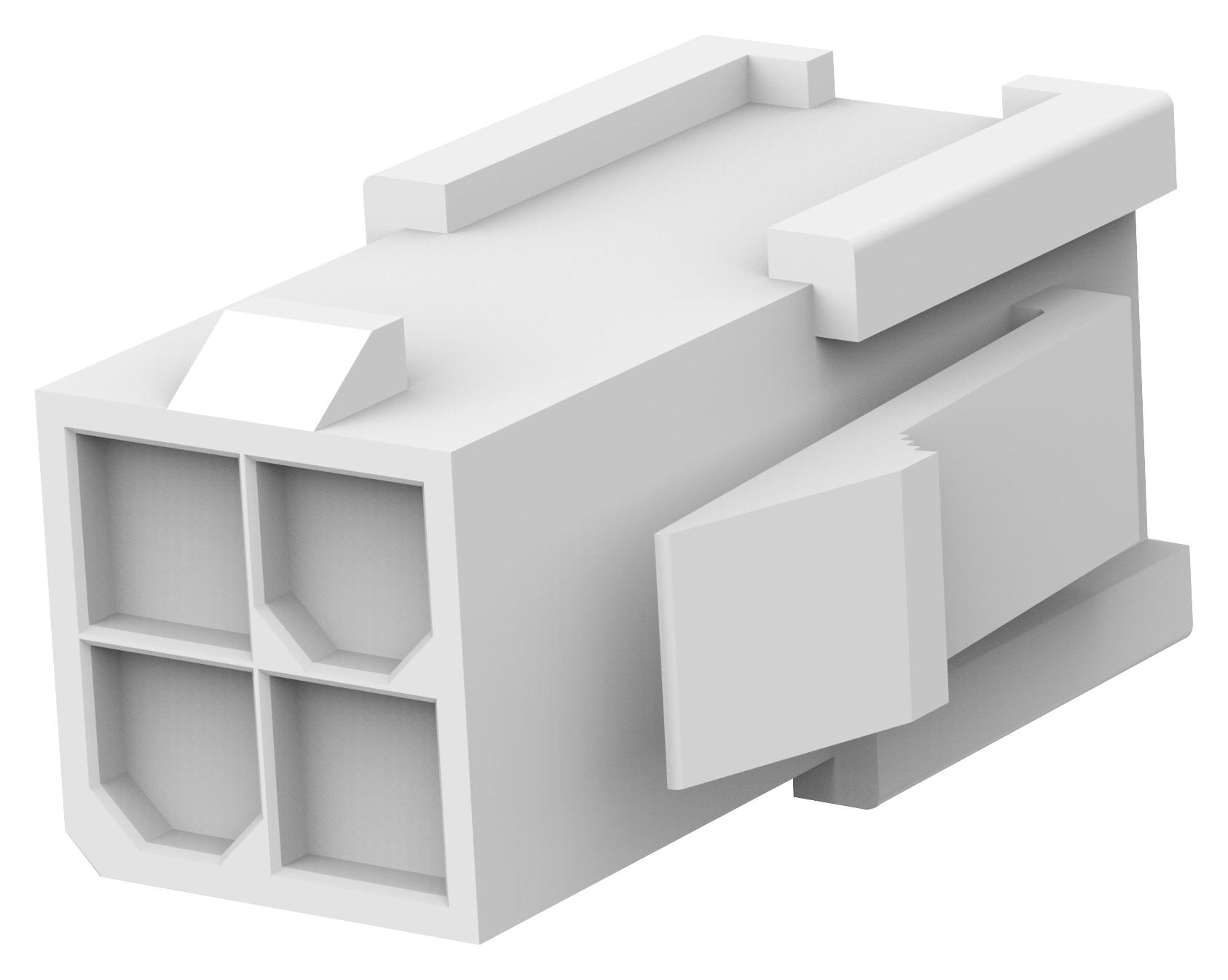 Amp - Te Connectivity 794953-4 Connector Housing, Plug, 4Pos, 4.2Mm