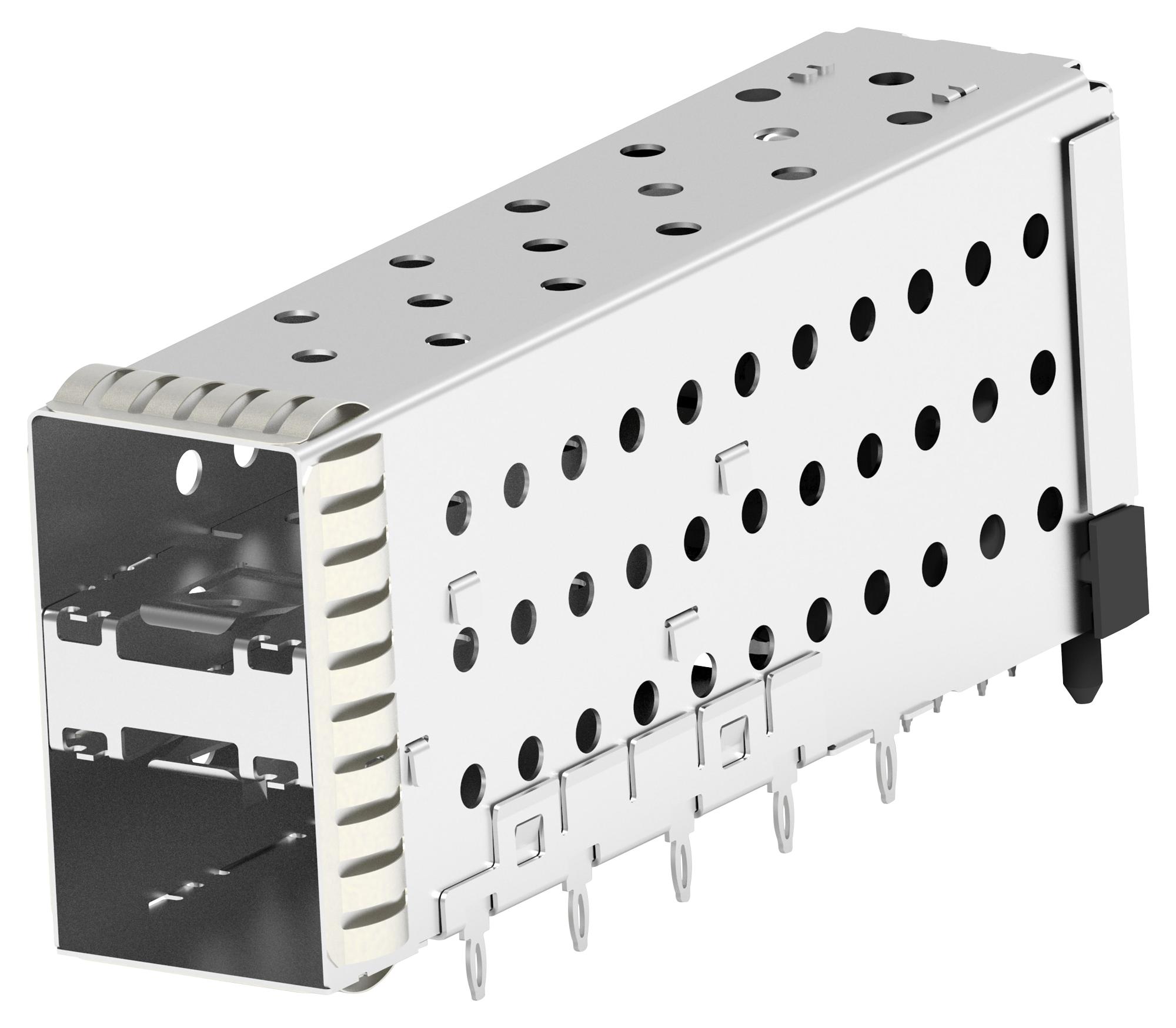 Te Connectivity 1-2007492-5 Sfp+ Cage & Conn, 40 Pos, Press Fit