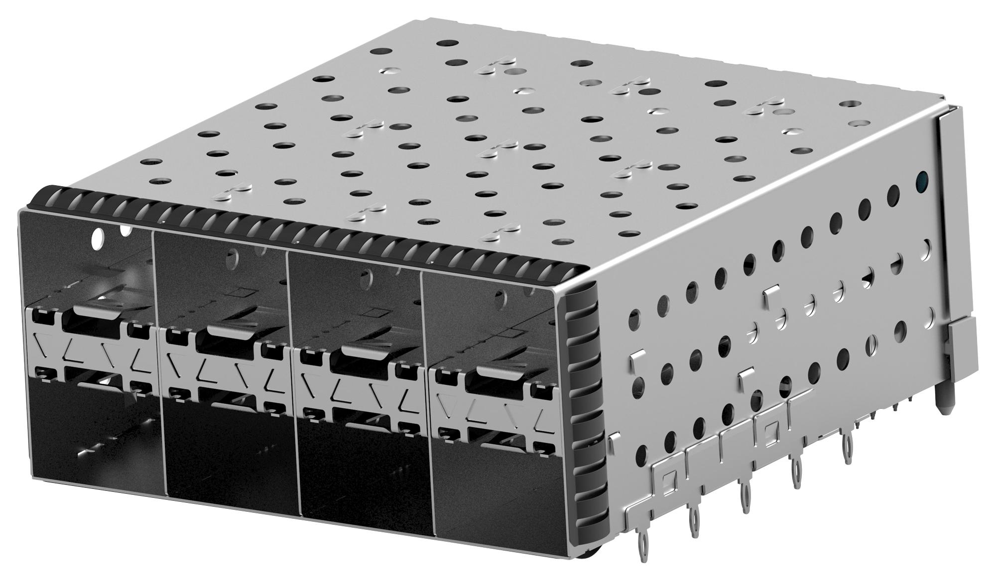 Te Connectivity 2007394-5 Sfp+ Cage & Conn, 160 Pos, Press Fit