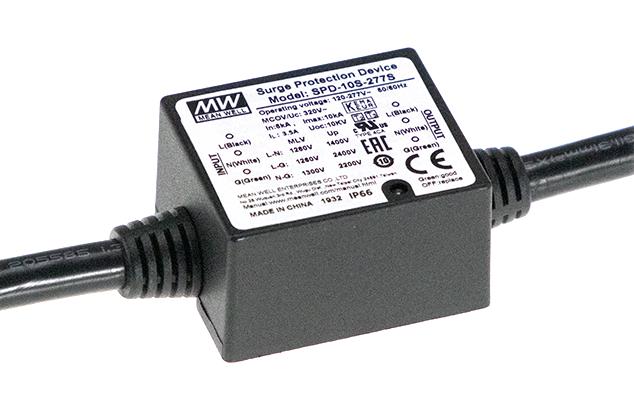 Mean Well Spd-10S-277S Surge Protection Device, 120-277V, 10Ka