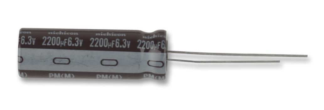 Nichicon Upm1E221Mpd Cap, 220Îf, 25V, 20%