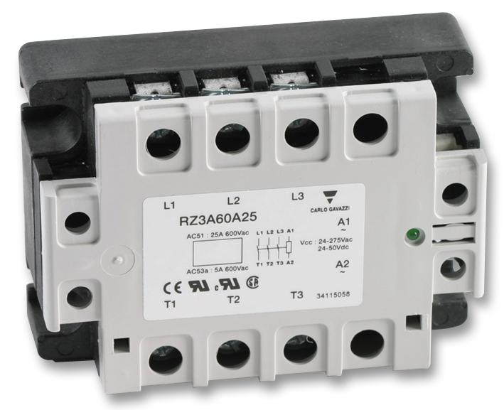 Carlo Gavazzi Rz3A60D40 Ssr, 40A, 600Vac