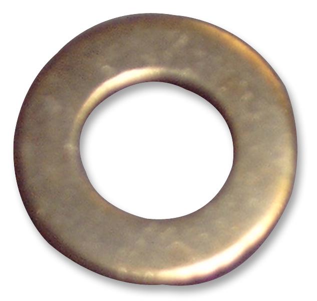 Duratool M2 Brass Full Washer Washer, Full, Brass, M2, Pk100