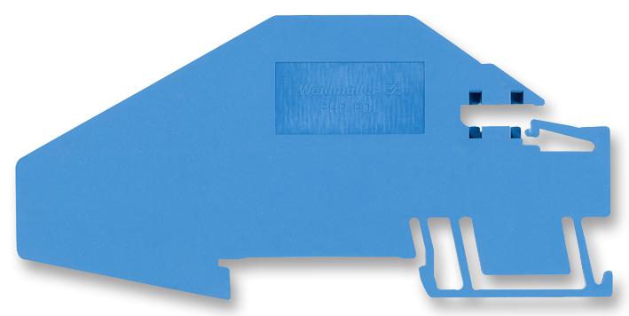 Weidmuller Php/pdl4 S End Plate, 3Mm Wide, Blue