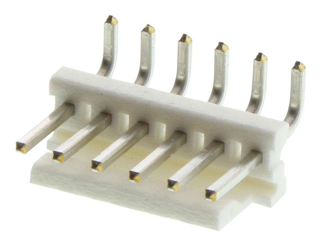 Amp - Te Connectivity 640389-6 Header, Right Angle, 0.156, 6Way