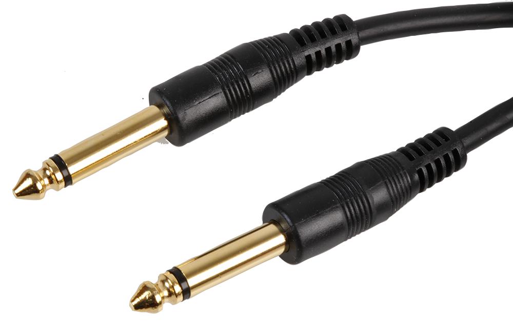 Pro Signal Psg00083 1/4 Jack Plug-Plug - Gold/mono/2M