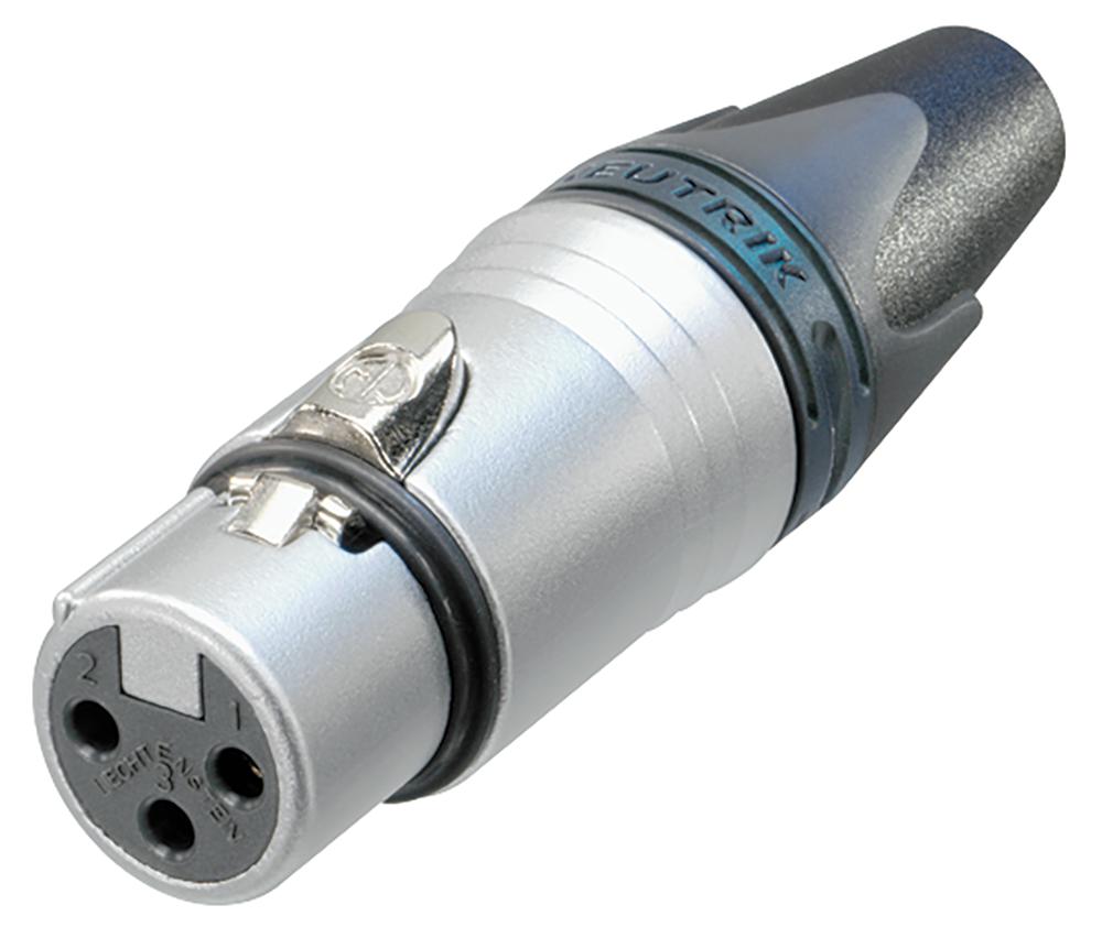 Neutrik Nc3Fxx-He Socket, Xlr, Heat Resist, 3Pole