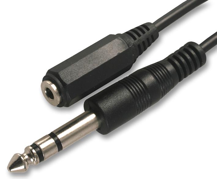 Pro Signal Psg03260 3.5Mm St Skt To 6.35Mm St Plug, 1.8M