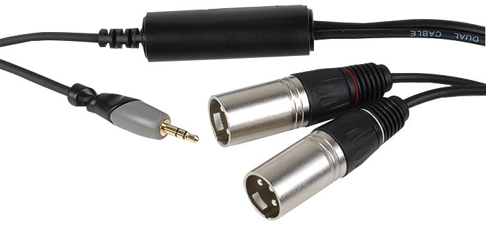 Pulse Pls00550 Ground Loop Isolator, 3.5Mm To 2X Xlr P