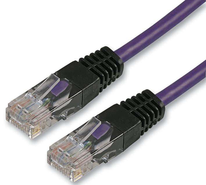 Pro Signal Psg90751 Lead, Cat 5E Crossover, 1M, Violet