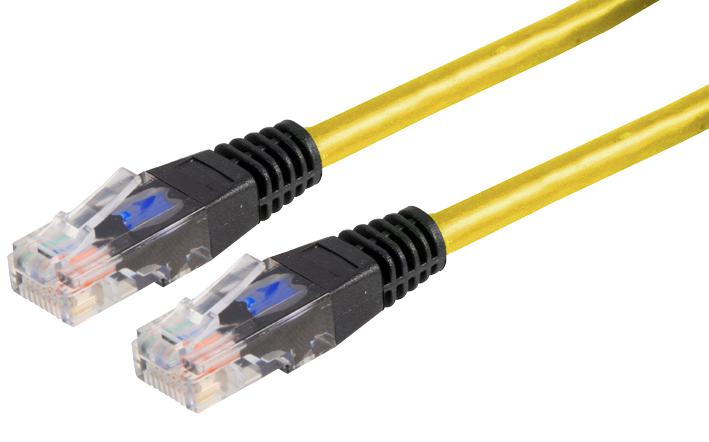 Pro Signal Psg90757 Lead, Cat 5E Crossover, 0.5M, Yellow