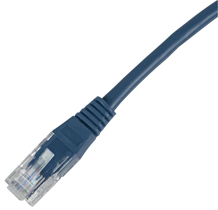 Connectix Cabling Systems 003-3B5-005-03 Lead, Cat6 Utp, Blue 0.5M