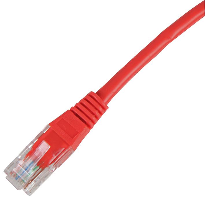 Connectix Cabling Systems 003-3B5-020-05 Lead, Cat6 Utp, Red 2M